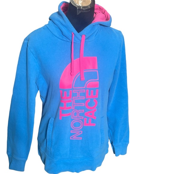 The North Face, Medium, Blue/Pink, Pullover Hoodie. @36 - Picture 10 of 10